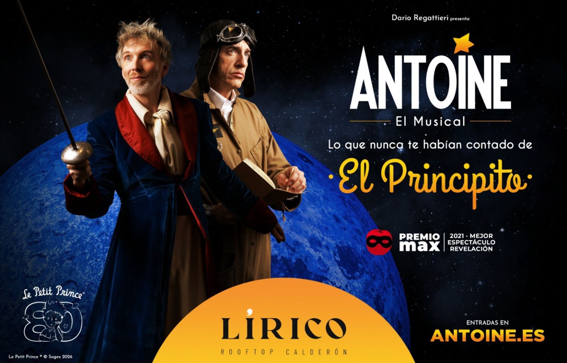 Antoine, la comédie musicale sur Saint-Exupéry se joue à Madrid