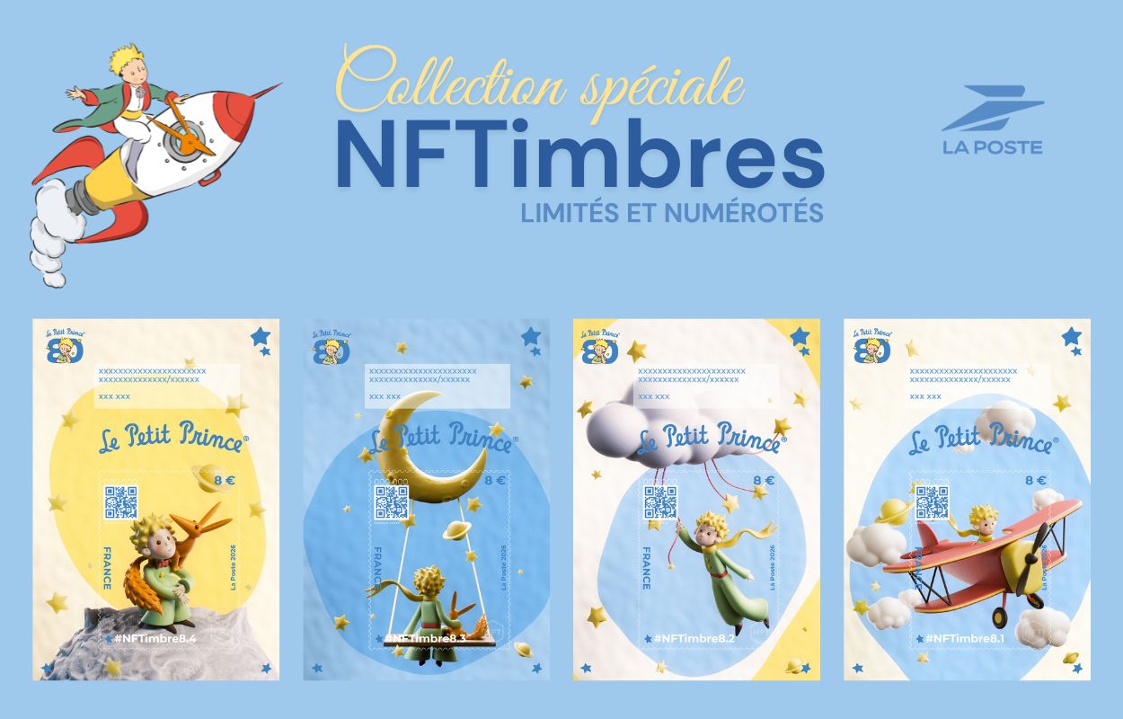 La Poste brings The Little Prince into a new dimension with NFT stamps
