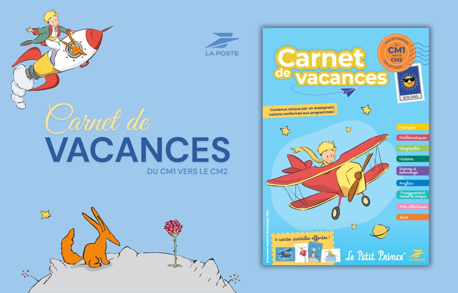 A The Little Prince holiday workbook for learning while having fun