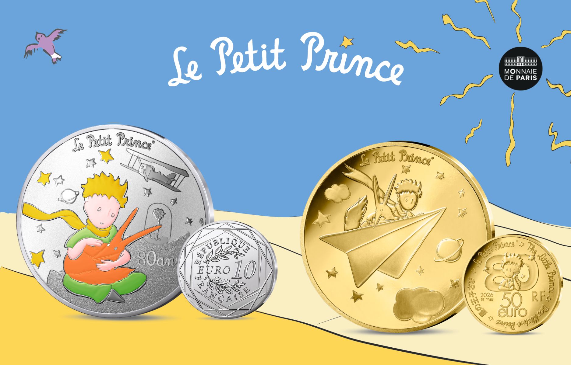 Monnaie de Paris celebrates The Little Prince through commemorative and collector coins